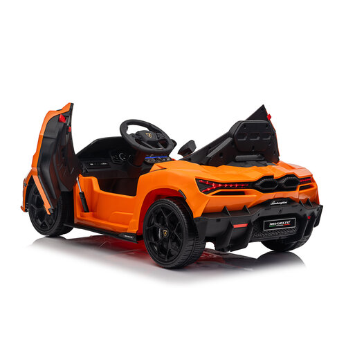 Lamborghini kinderauto Lamborghini Revuelto 12V Kinderauto Oranje Lamborghini kinderauto Lamborghini Revuelto 12V Kinderauto Oranje