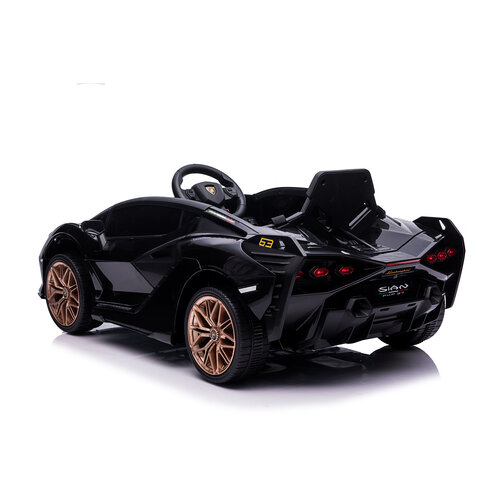 Lamborghini kinderauto Lamborghini Sian 12V Kinderauto Zwart