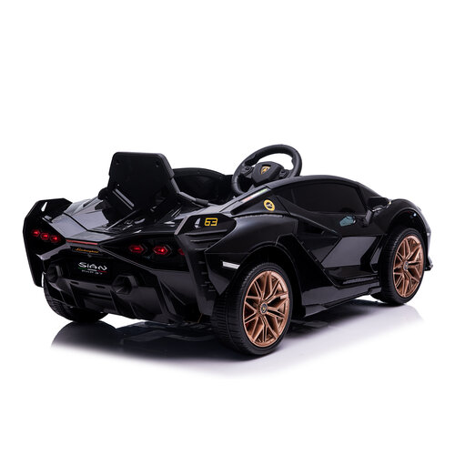 Lamborghini kinderauto Lamborghini Sian 12V Kinderauto Zwart