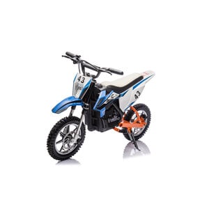 FINOOS Elektrische kindermotor Dirtbike Cross Motor 36V 500W Blauw - Oranje
