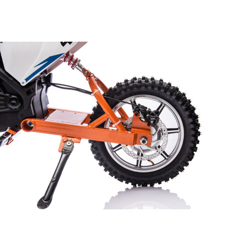 FINOOS Elektrische kindermotor Dirtbike Cross Motor 36V 500W Blauw - Oranje
