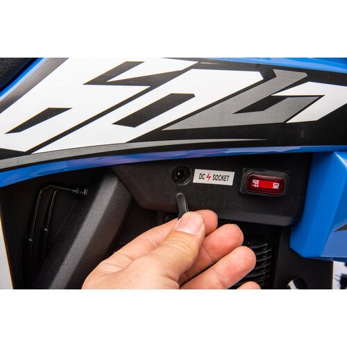 FINOOS Elektrische kindermotor Dirtbike Cross Motor 36V 500W Blauw - Oranje