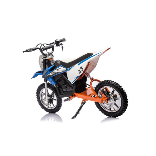 FINOOS Elektrische kindermotor Dirtbike Cross Motor 36V 500W Blauw - Oranje
