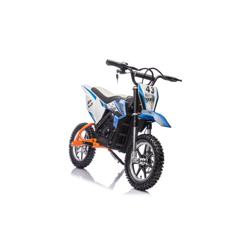 FINOOS Elektrische kindermotor Dirtbike Cross Motor 36V 500W Blauw - Oranje