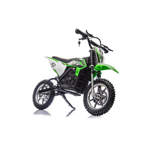 FINOOS Elektrische kindermotor Dirtbike Cross Motor 36V 500W Groen