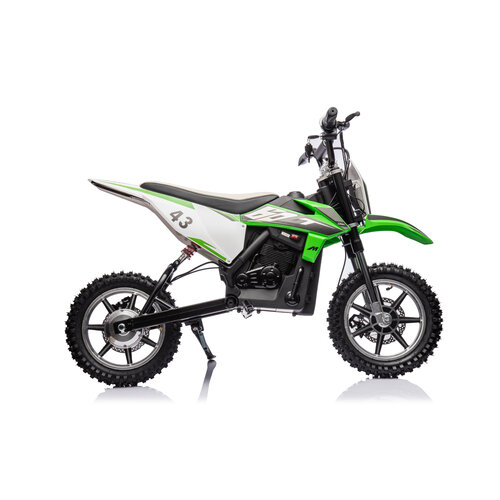 FINOOS Elektrische kindermotor Dirtbike Cross Motor 36V 500W Groen