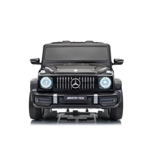 Mercedes kinderauto Mercedes g63 12V 2-persoons kinderauto metallic zwart Mercedes kinderauto Mercedes g63 12V 2-persoons kinderauto metallic zwart