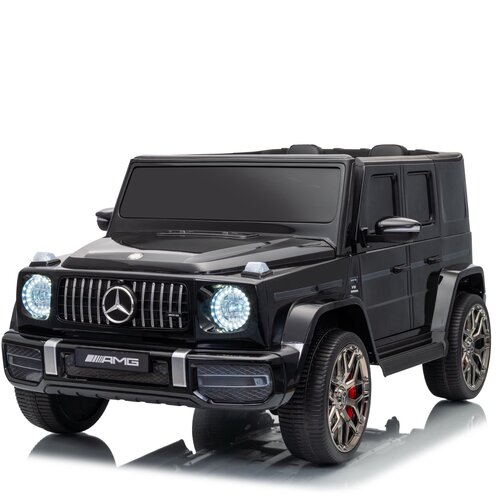 Mercedes kinderauto Mercedes g63 12V 2-persoons kinderauto metallic zwart