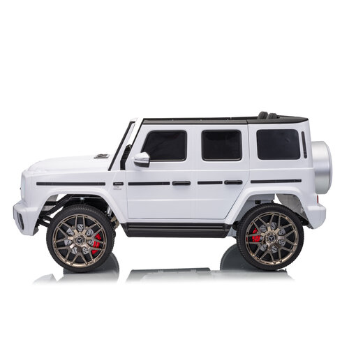 Mercedes kinderauto Mercedes G63 12V 2-persoons kinderauto Wit