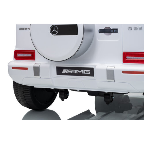 Mercedes kinderauto Mercedes G63 12V 2-persoons kinderauto Wit