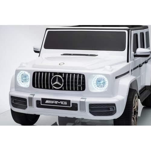 Mercedes kinderauto Mercedes G63 12V 2-persoons kinderauto Wit