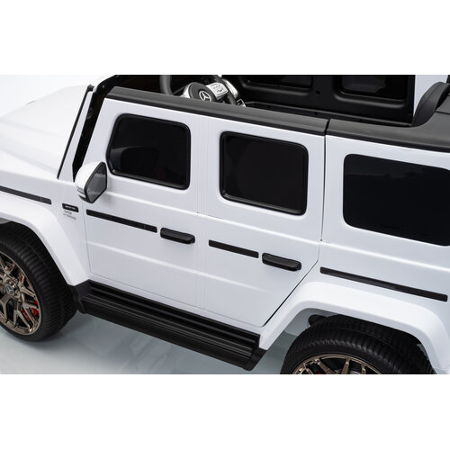 Mercedes kinderauto Mercedes G63 12V 2-persoons kinderauto Wit