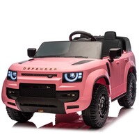 Land Rover Defender 24V 2 persoons kinderauto Roze