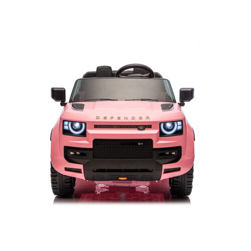 Land Rover kinderauto Land Rover Defender 24V 2 persoons kinderauto Roze