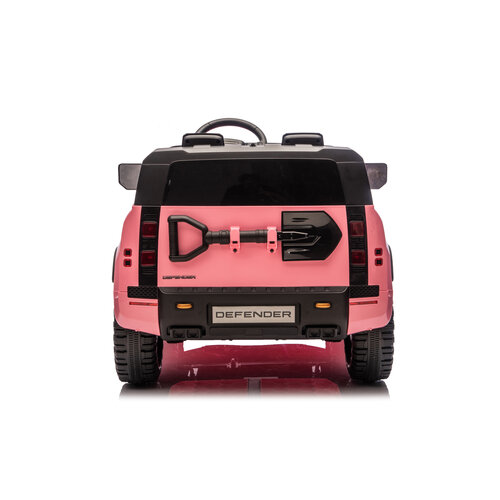Land Rover kinderauto Land Rover Defender 24V 2 persoons kinderauto Roze