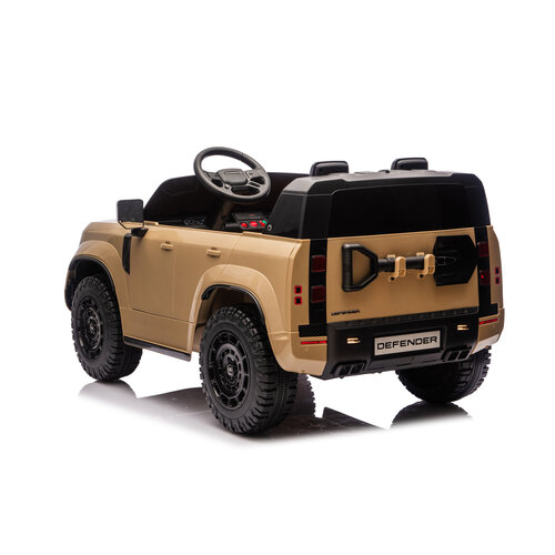 Land Rover kinderauto Land Rover Defender 24V 2 persoons kinderauto Champagne