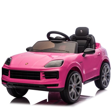 Porsche Kinderauto Porsche Cayenne 12V kinderauto Roze