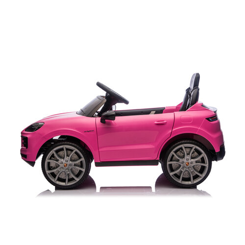 Lamborghini kinderauto Porsche Cayenne 12V kinderauto Roze