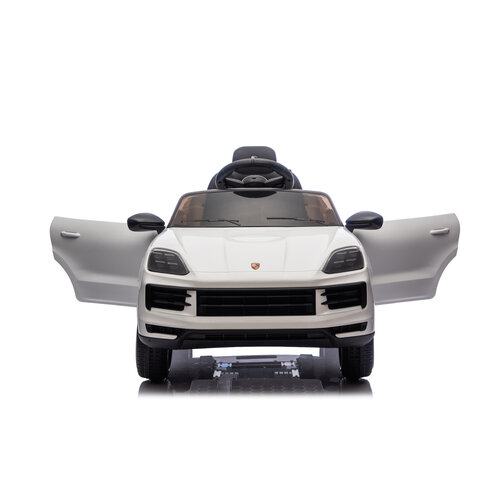 Lamborghini kinderauto Porsche Cayenne 12V kinderauto Wit