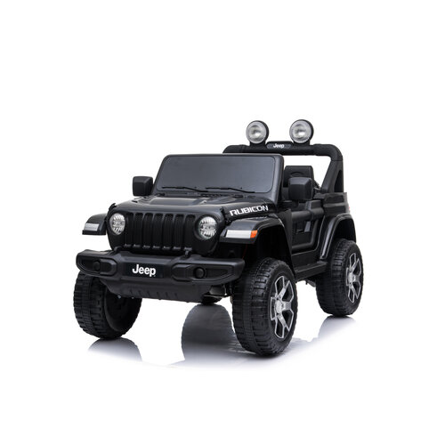 Jeep kinderauto Jeep Wrangler Rubicon 12V Kinderauto Zwart
