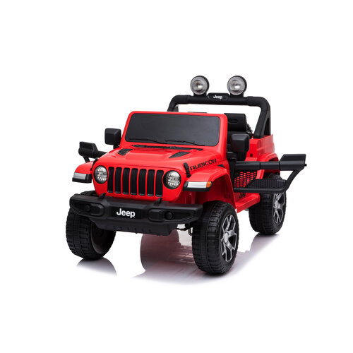 Jeep kinderauto Jeep Wrangler Rubicon 12V Kinderauto Rood