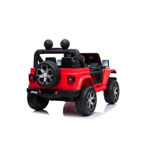Jeep kinderauto Jeep Wrangler Rubicon 12V Kinderauto Rood