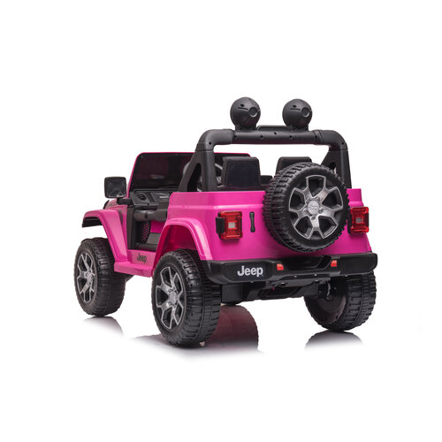 Jeep kinderauto Jeep Wrangler Rubicon 12V Kinderauto Roze