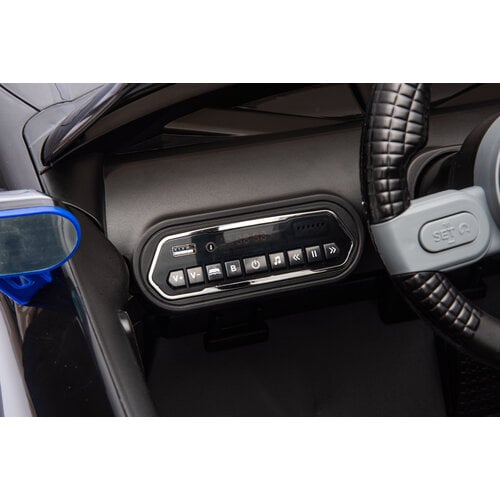 Mini Kinderauto Mini Aceman 12V kinderauto Zwart