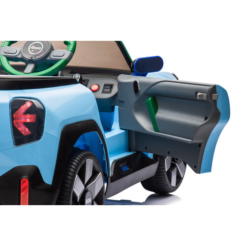 Mini Kinderauto Mini Aceman 12V kinderauto Blauw