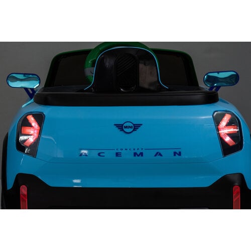 Mini Kinderauto Mini Aceman 12V kinderauto Blauw