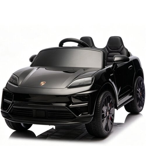 Porsche Kinderauto Porsche Macan 12V kinderauto Metallic Zwart