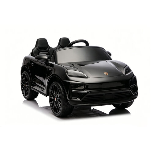 Porsche Kinderauto Porsche Macan 12V kinderauto Metallic Zwart