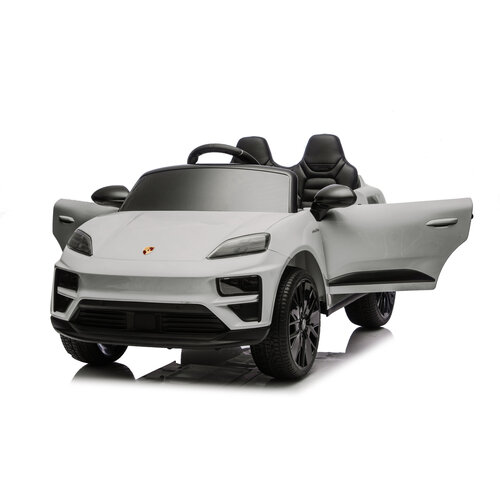 Porsche Kinderauto Porsche Macan 12V kinderauto Grijs Porsche Kinderauto Porsche Macan 12V kinderauto Grijs