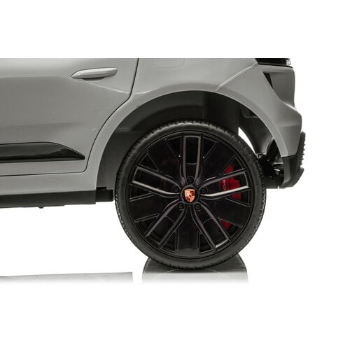 Porsche Kinderauto Porsche Macan 12V kinderauto Grijs Porsche Kinderauto Porsche Macan 12V kinderauto Grijs