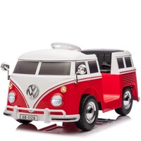 Volkswagen T-1 busje 12V kinderauto Rood