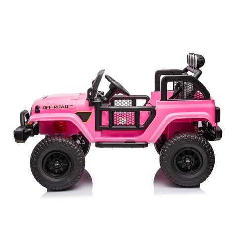 FINOOS Jeep elektrische 2 persooons kinderauto Roze FINOOS Jeep elektrische 2 persooons kinderauto Roze