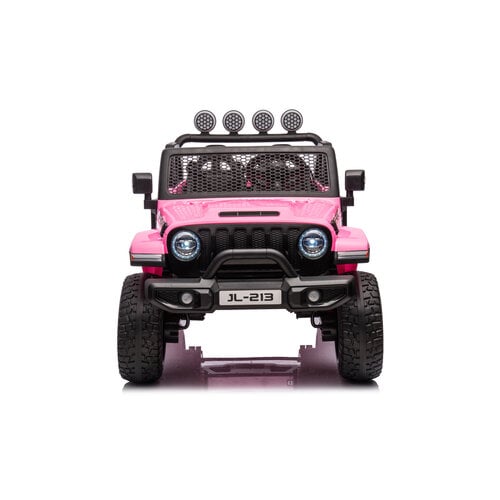 FINOOS Jeep elektrische 2 persooons kinderauto Roze FINOOS Jeep elektrische 2 persooons kinderauto Roze