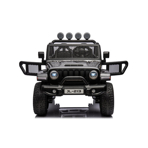 FINOOS Jeep elektrische 2 persooons kinderauto Grijs