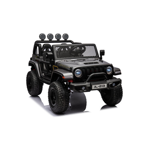 FINOOS Jeep elektrische 2 persooons kinderauto Grijs