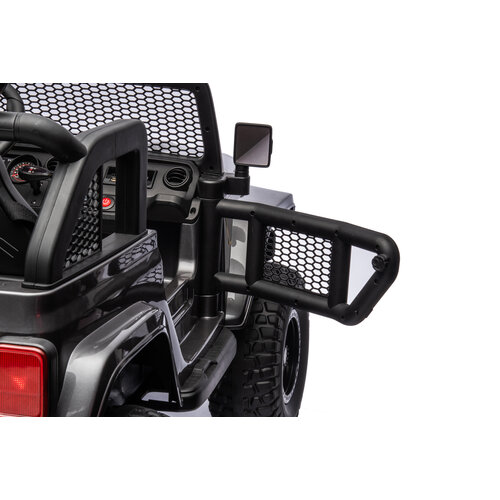 FINOOS Jeep elektrische 2 persooons kinderauto Grijs