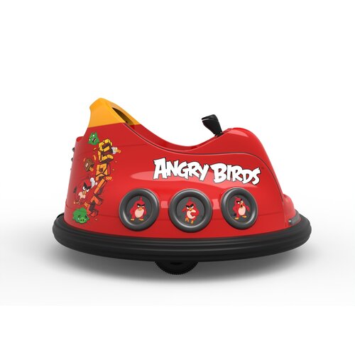 Elektrische kinderauto Bumper Car Angry Birds 6V Rood