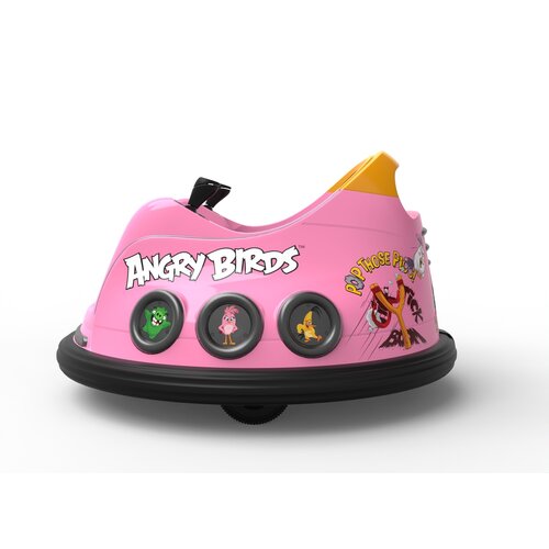 Elektrische kinderauto Bumper Car Angry Birds 6V Roze Elektrische kinderauto Bumper Car Angry Birds 6V Roze