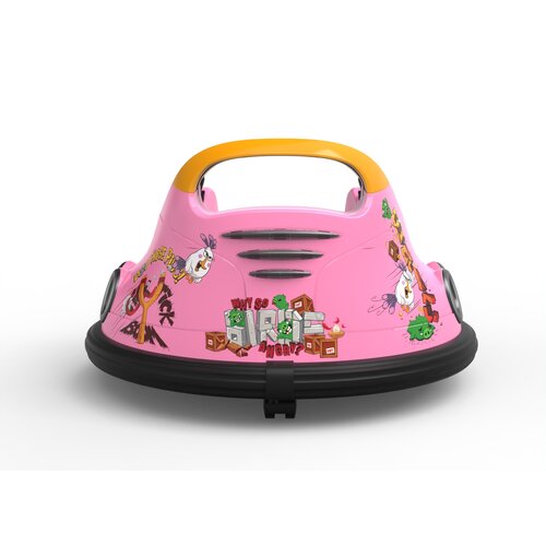 Elektrische kinderauto Bumper Car Angry Birds 6V Roze Elektrische kinderauto Bumper Car Angry Birds 6V Roze