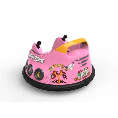 Elektrische kinderauto Bumper Car Angry Birds 6V Roze Elektrische kinderauto Bumper Car Angry Birds 6V Roze