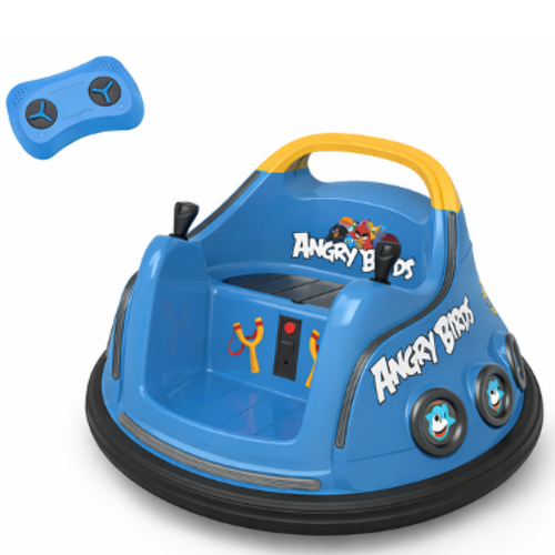 Elektrische kinderauto Bumper Car Angry Birds 6V Blauw Elektrische kinderauto Bumper Car Angry Birds 6V Blauw