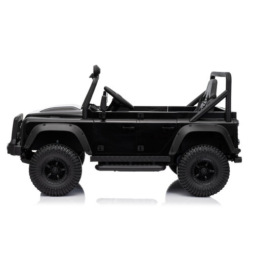Land Rover kinderauto Land Rover Defender 110 SVX Oldtimer 12V kinderauto Zwart