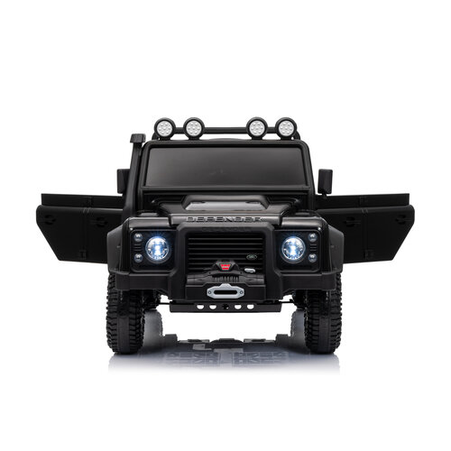 Land Rover kinderauto Land Rover Defender 110 SVX Oldtimer 12V kinderauto Zwart