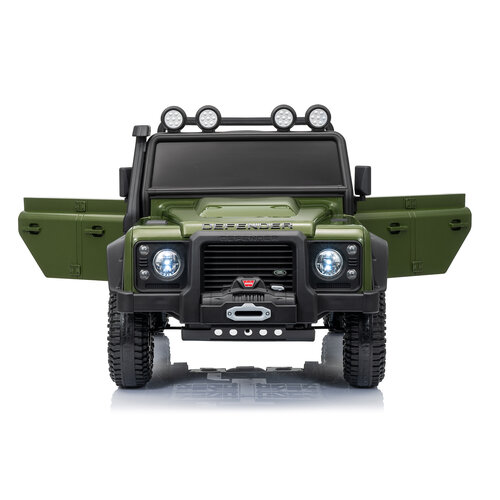 Land Rover kinderauto Land Rover Defender 110 SVX Oldtimer 12V kinderauto Groen Land Rover kinderauto Land Rover Defender 110 SVX Oldtimer 12V kinderauto Groen