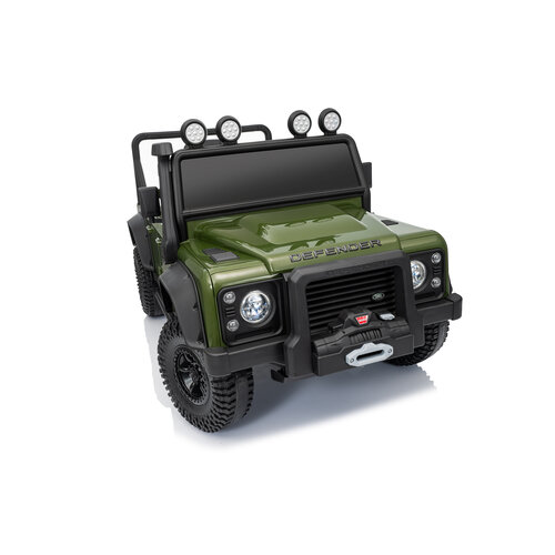Land Rover kinderauto Land Rover Defender 110 SVX Oldtimer 12V kinderauto Groen Land Rover kinderauto Land Rover Defender 110 SVX Oldtimer 12V kinderauto Groen