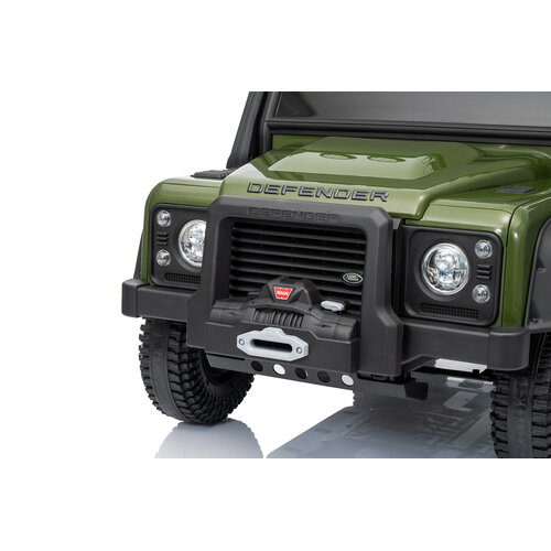 Land Rover kinderauto Land Rover Defender 110 SVX Oldtimer 12V kinderauto Groen Land Rover kinderauto Land Rover Defender 110 SVX Oldtimer 12V kinderauto Groen